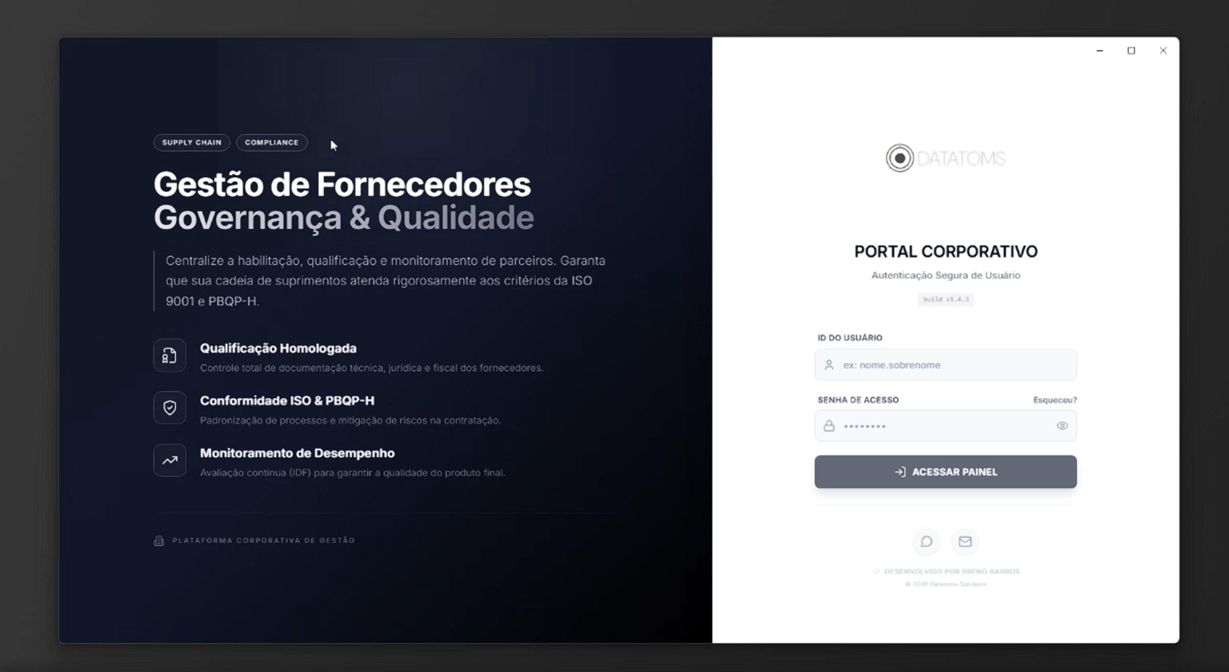 Gestão de Fornecedores