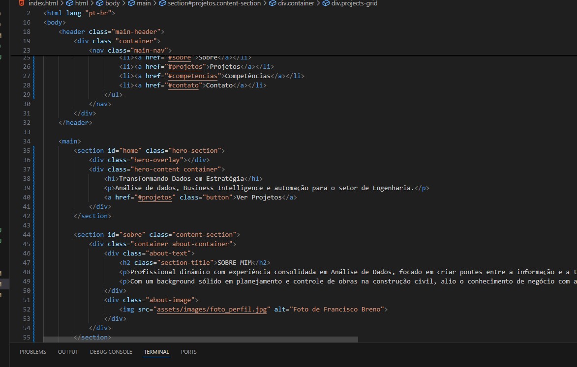Projeto Portfólio HTML
